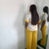 zee set (2 piece, Yellow and White) by Mena Stiches