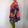 Liya Jacket by Mena Stiches (Red colour Ankara with a touch of White and Blue Asoke)