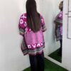 Liya Jacket by Mena Stiches (pink and white mixed combination)