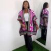 Liya Jacket by Mena Stiches (pink and white mixed combination)