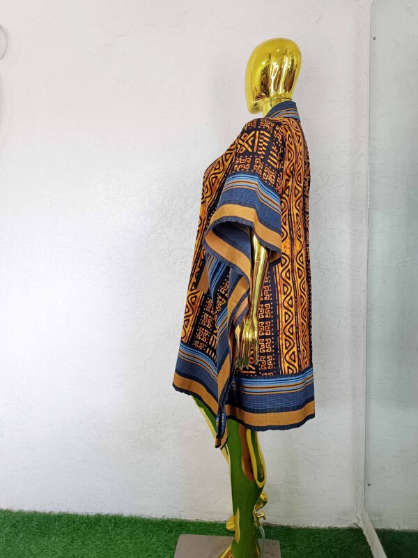 Liya Jacket by Mena Stiches (A mix of yellow, blue and black combination)