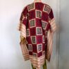Liya Ankara Jacket (black and white combination with brown)