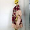 Liya Ankara Jacket (black and white combination with brown)