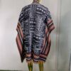Liya Jacket by Mena Stiches (Colour, black and white combination with brown)